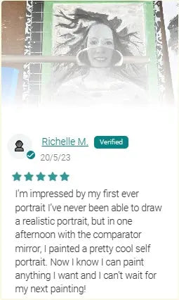 Artist Comparator Mirror review. The tool from Tim's Vermeer. Comparator Mirror For Sale