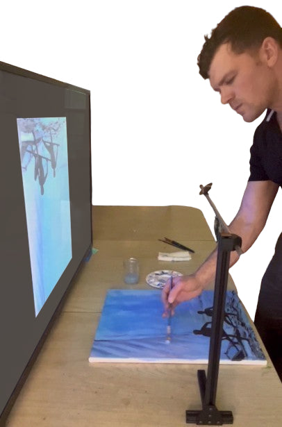 Paint a realistic landscape with a comparator mirror - The Mirror Device In Tim's Vermeer.